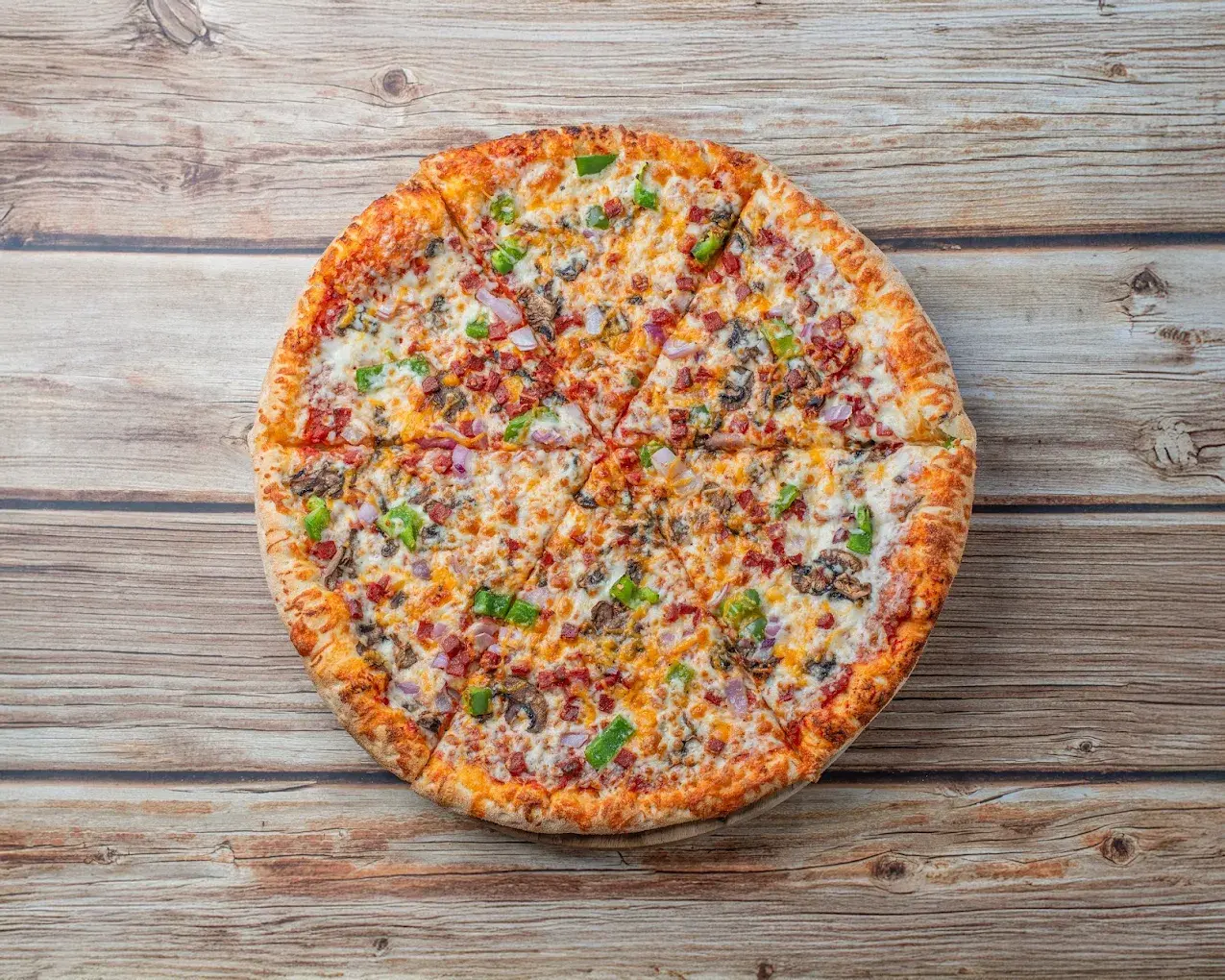 Wood-fired pizza at Pizza Bae Calgary