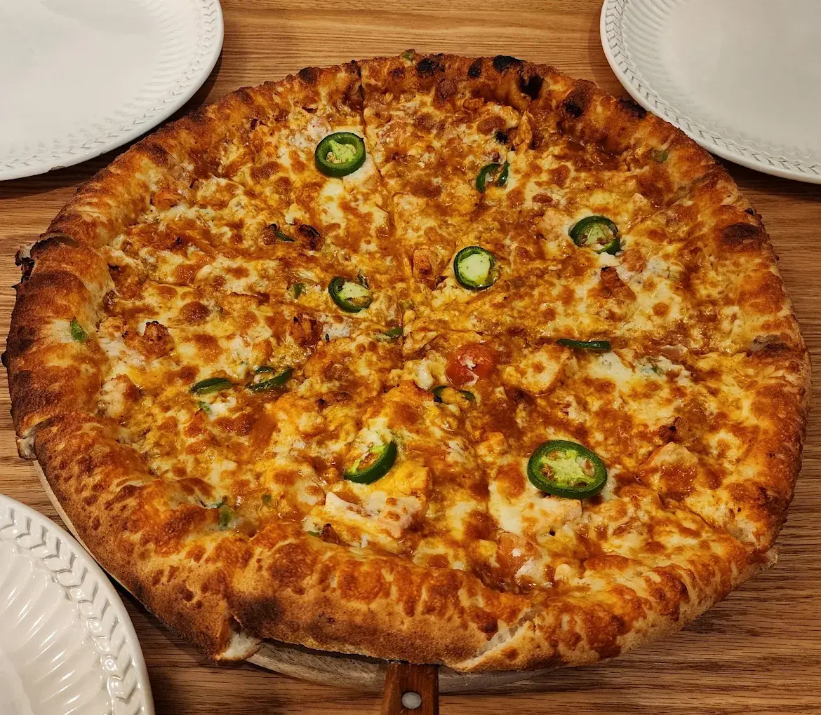 Specialty pizzas at Pizza Bae Calgary